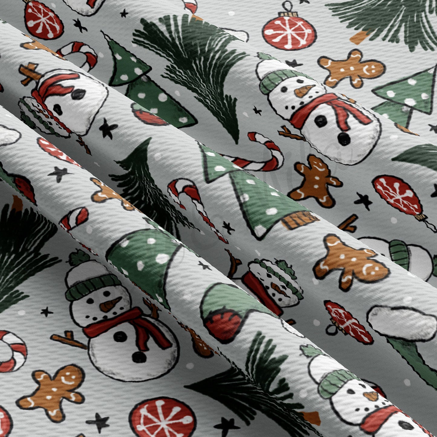 Christmas Bullet Textured Fabric AA1003