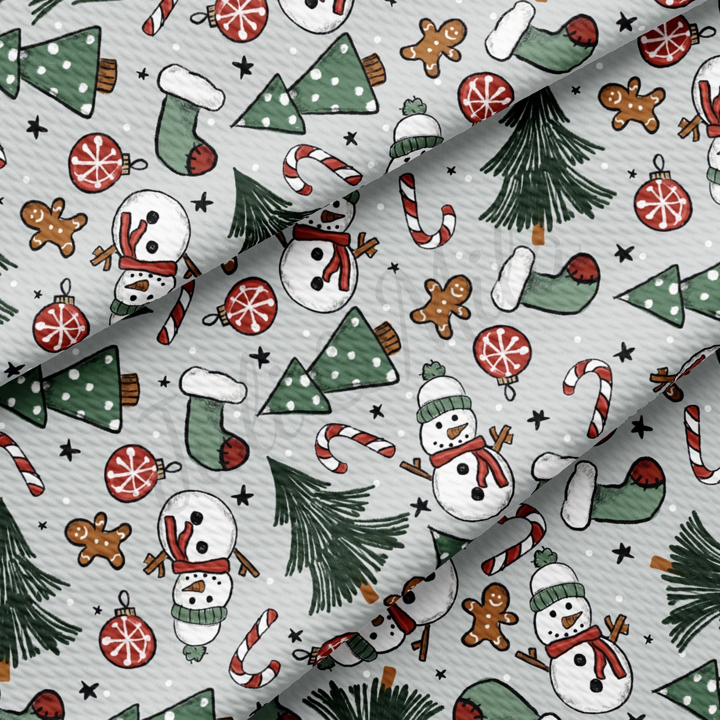 Christmas Bullet Textured Fabric AA1003