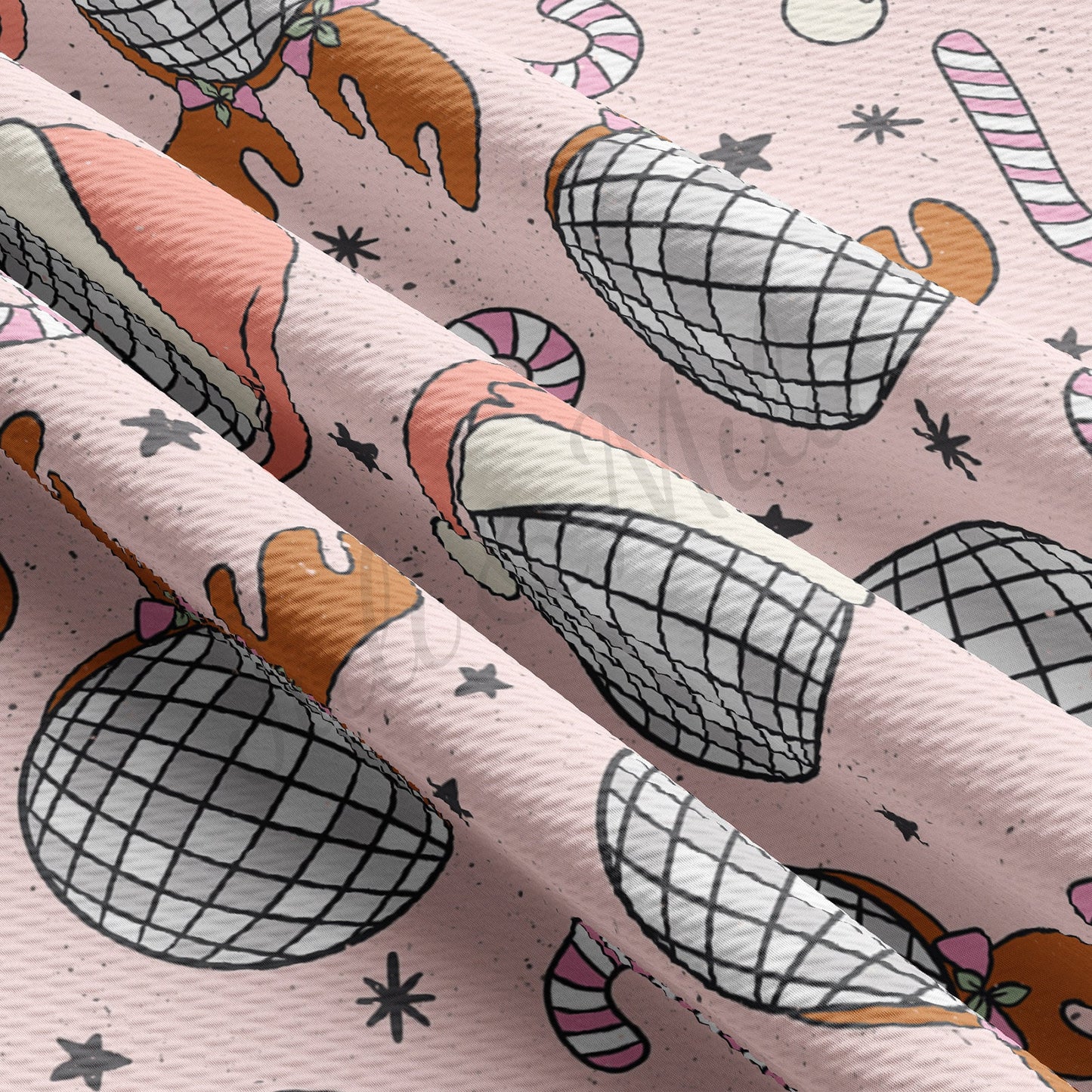 Christmas Bullet Textured Fabric AA1021