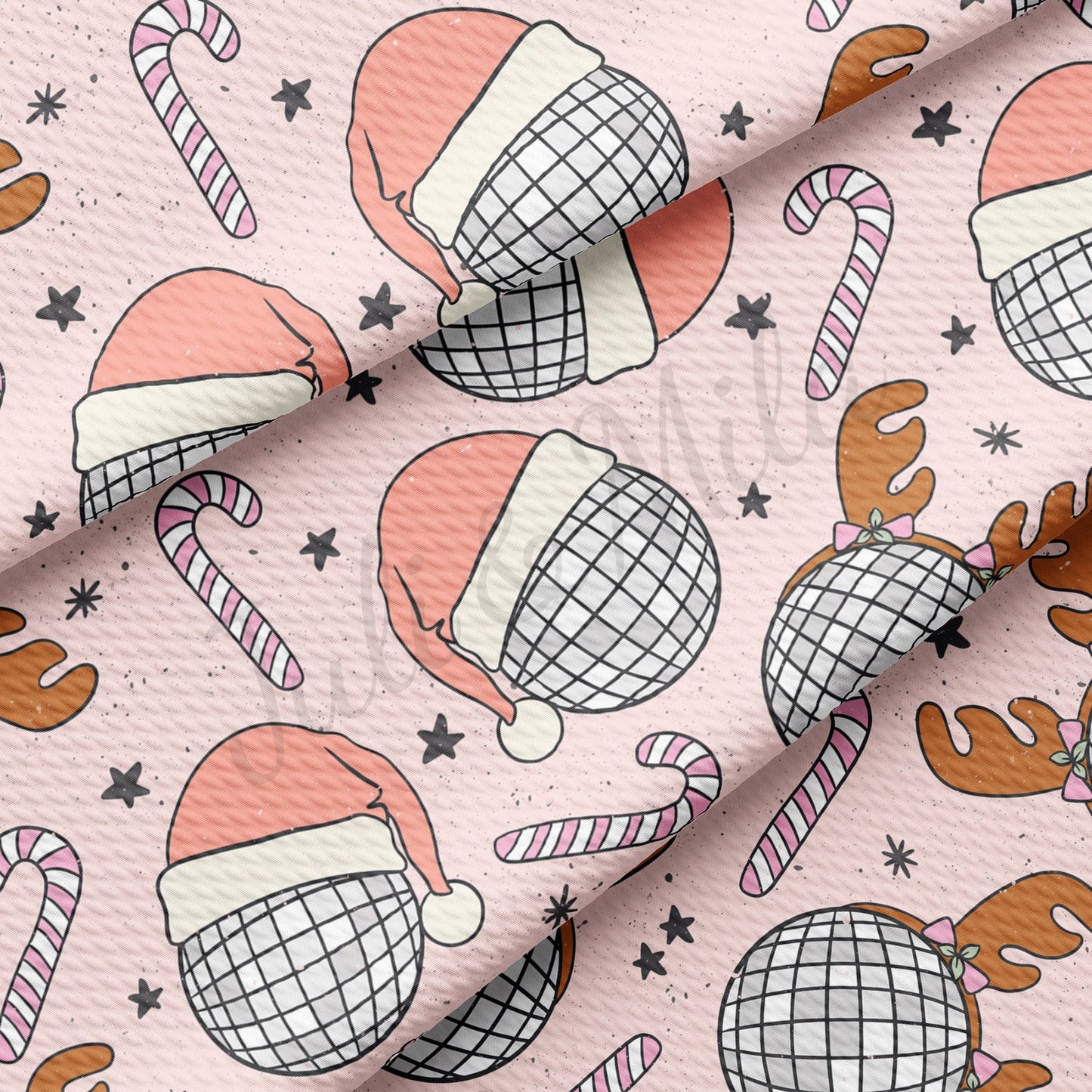 Christmas Bullet Textured Fabric AA1021