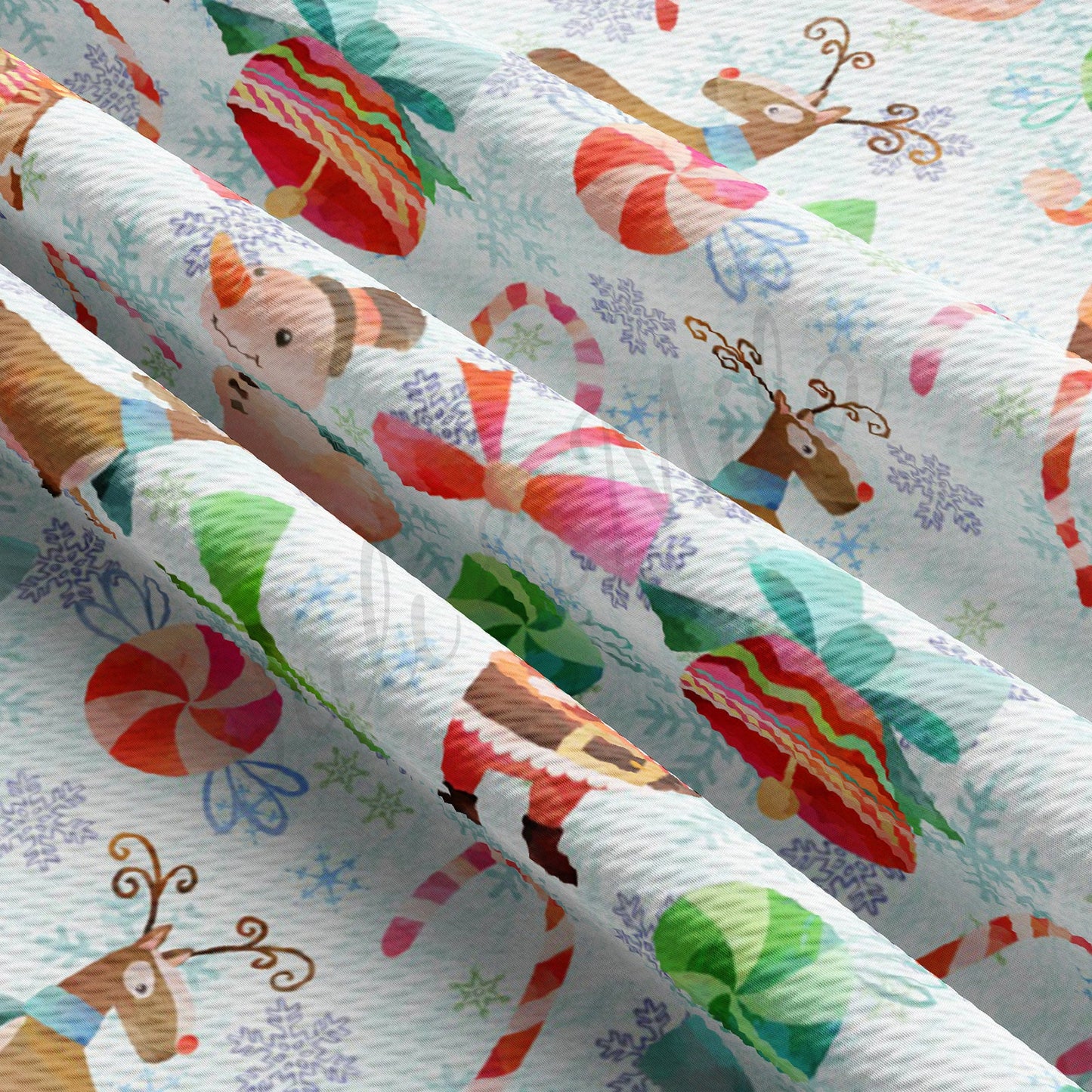 Christmas Bullet Textured Fabric AA1024