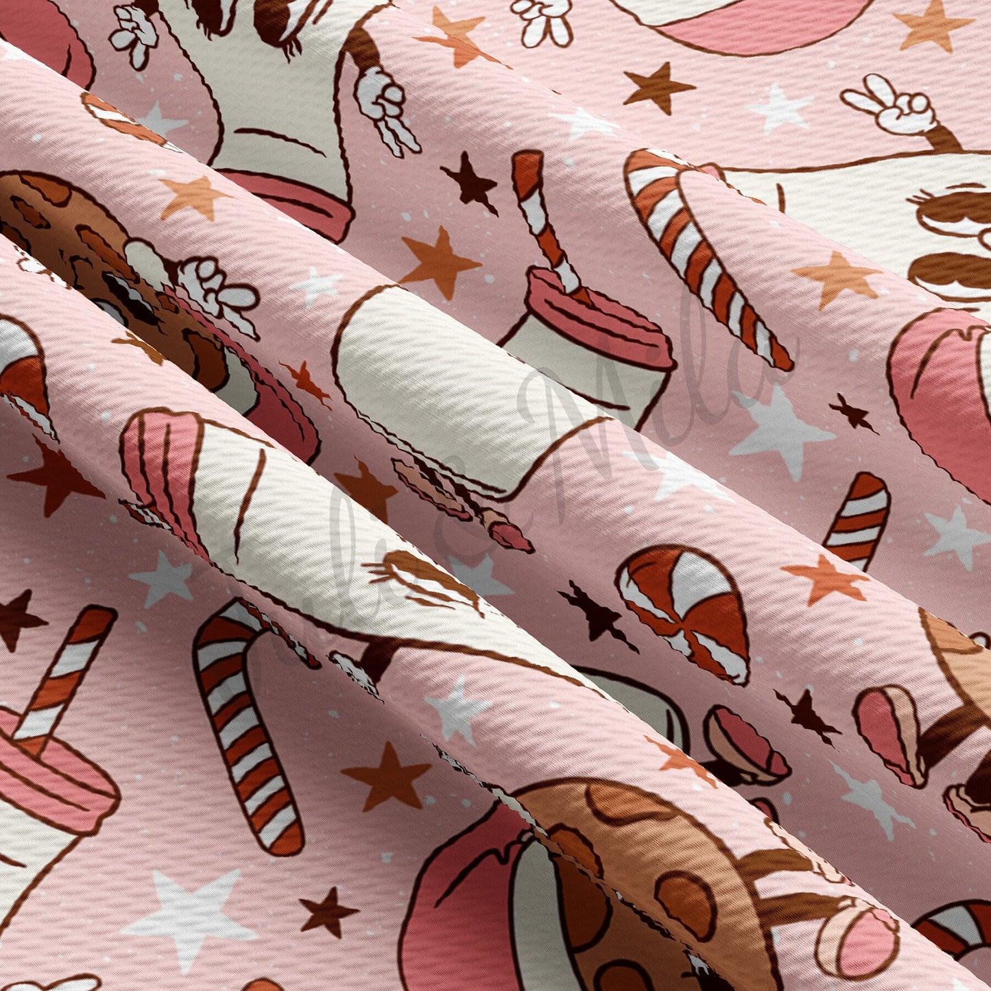Christmas Bullet Textured Fabric AA1039