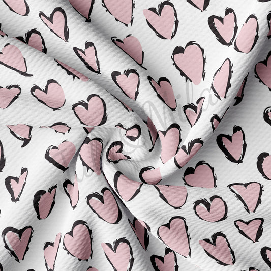 Valentines Day Bullet Textured Fabric AA1054