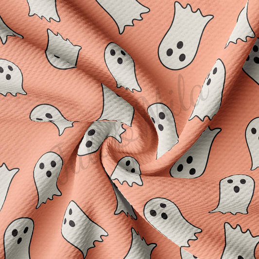Halloween Ghost Bullet Textured Fabric AA1061