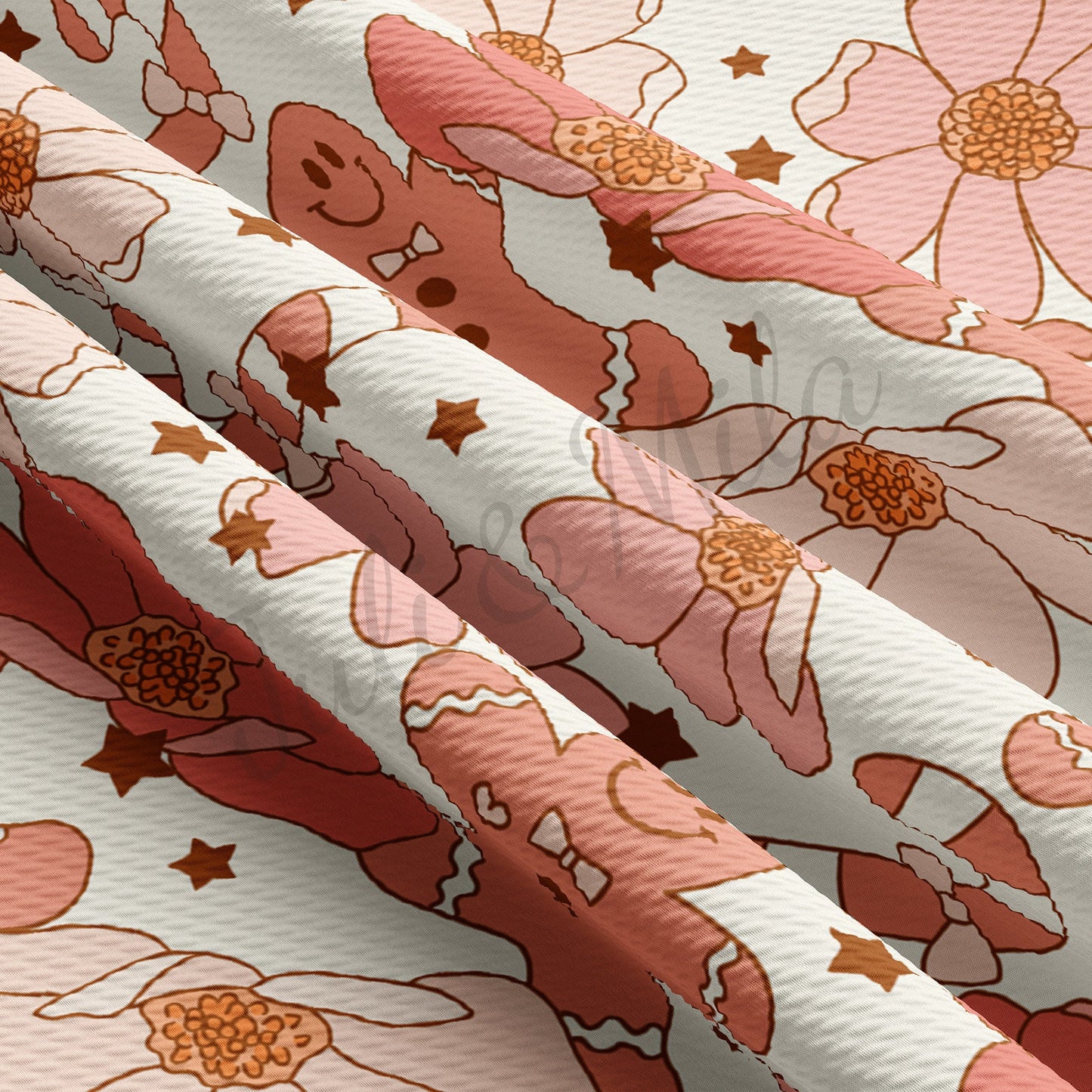Christmas Bullet Textured Fabric AA1066