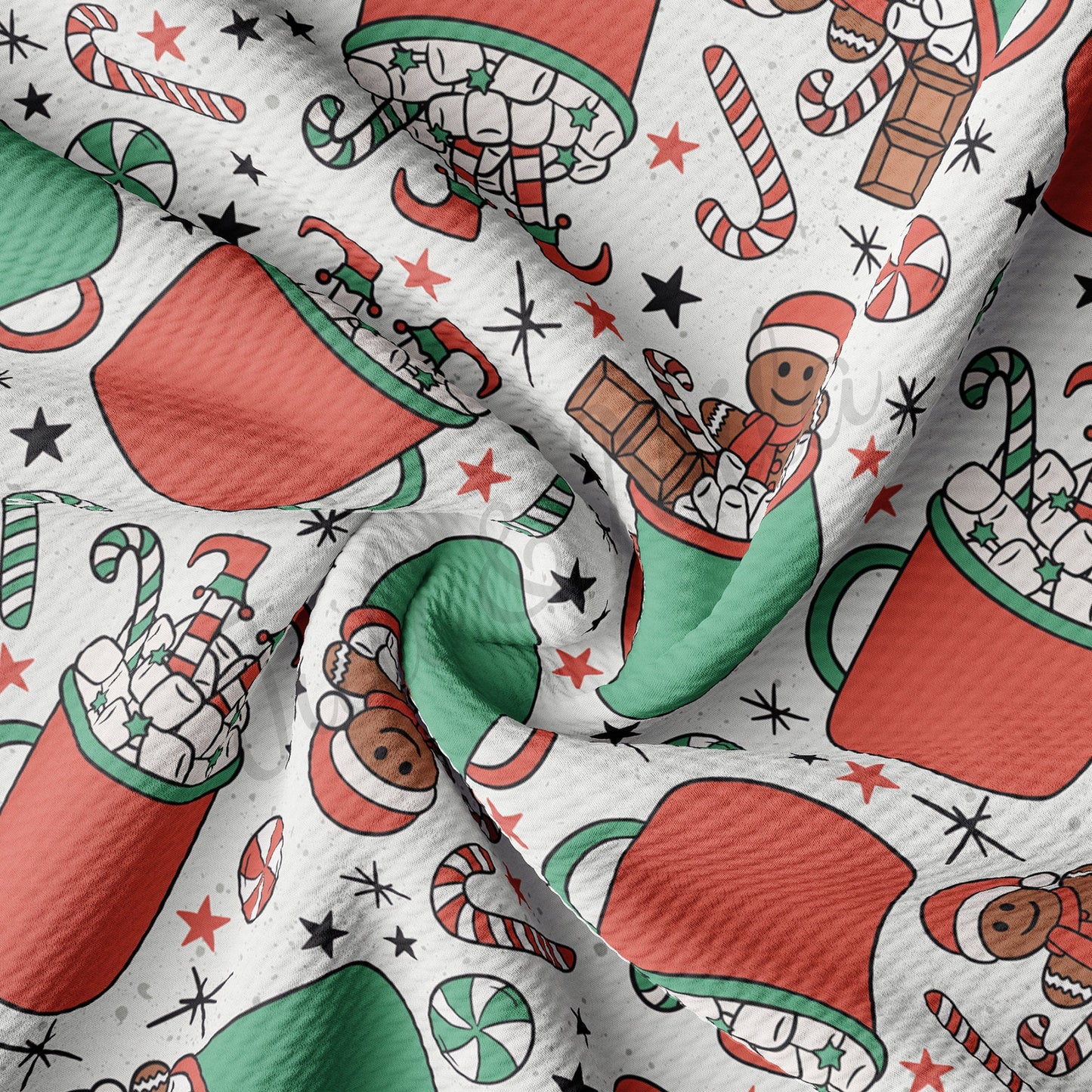 Christmas Textured Fabric AA1072