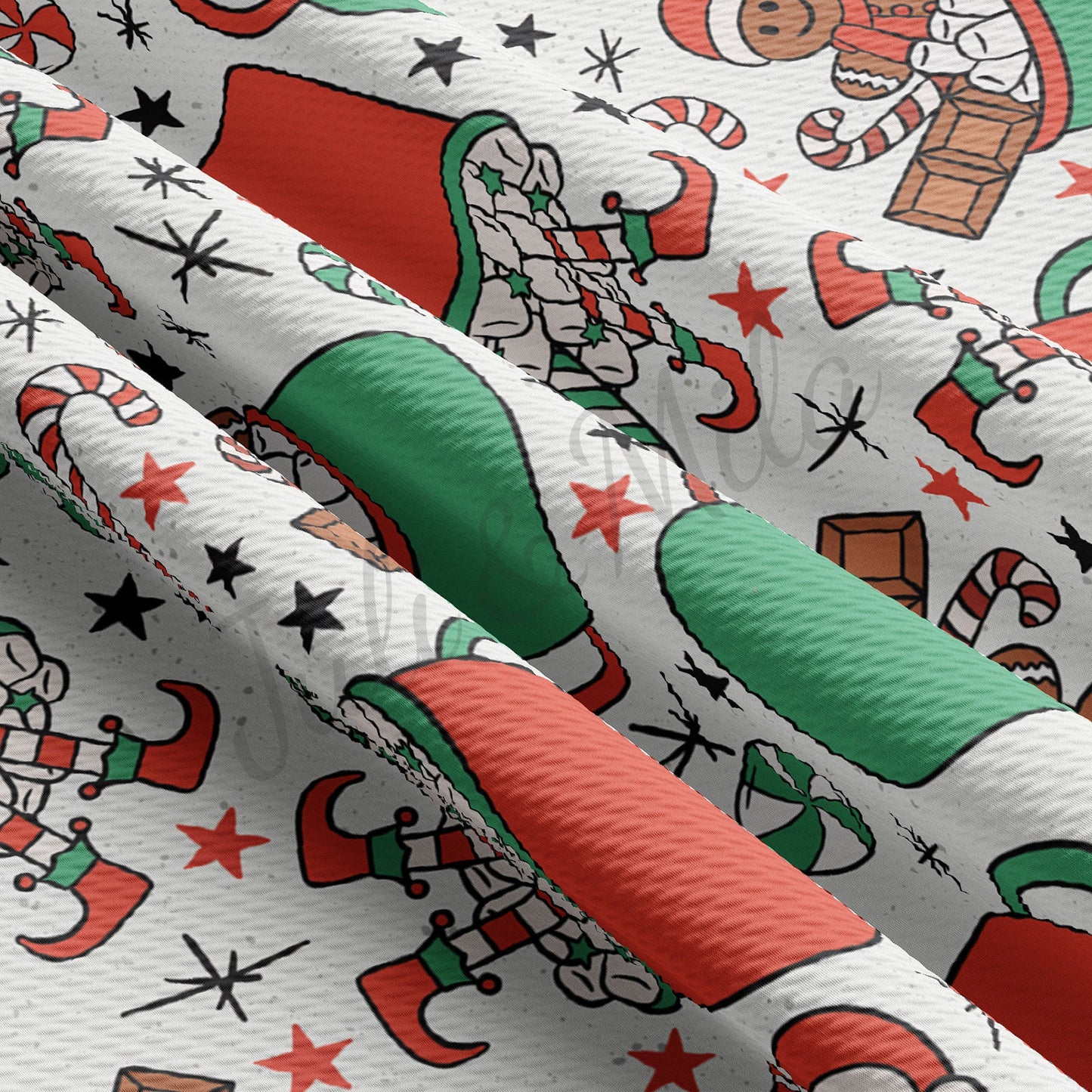 Christmas Textured Fabric AA1072