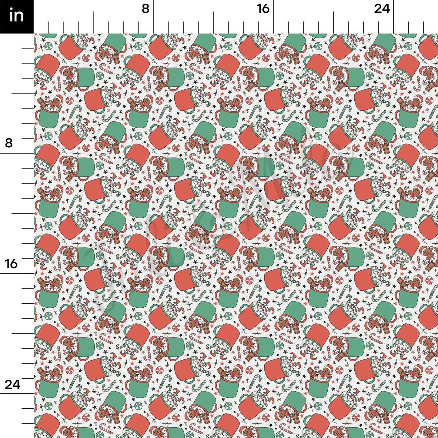 Christmas Textured Fabric AA1072