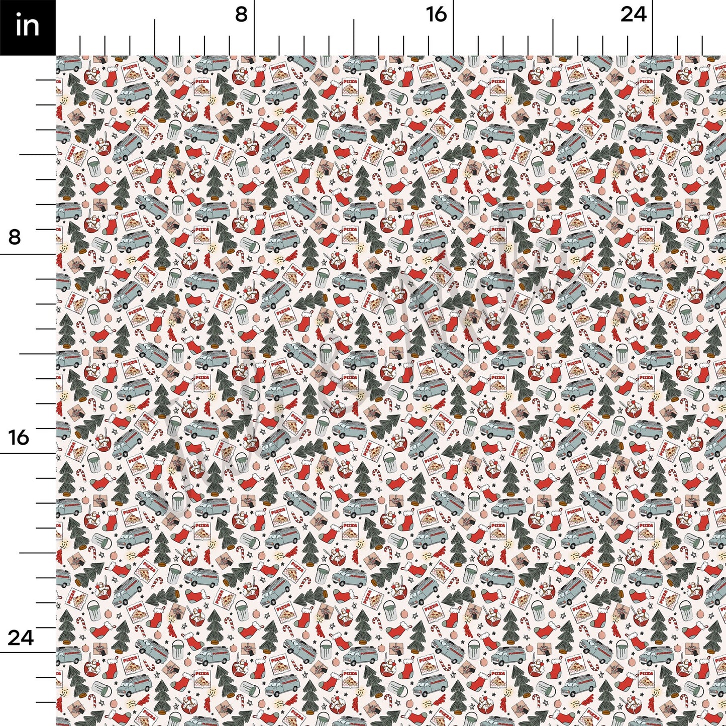 Christmas Bullet Textured Fabric AA931
