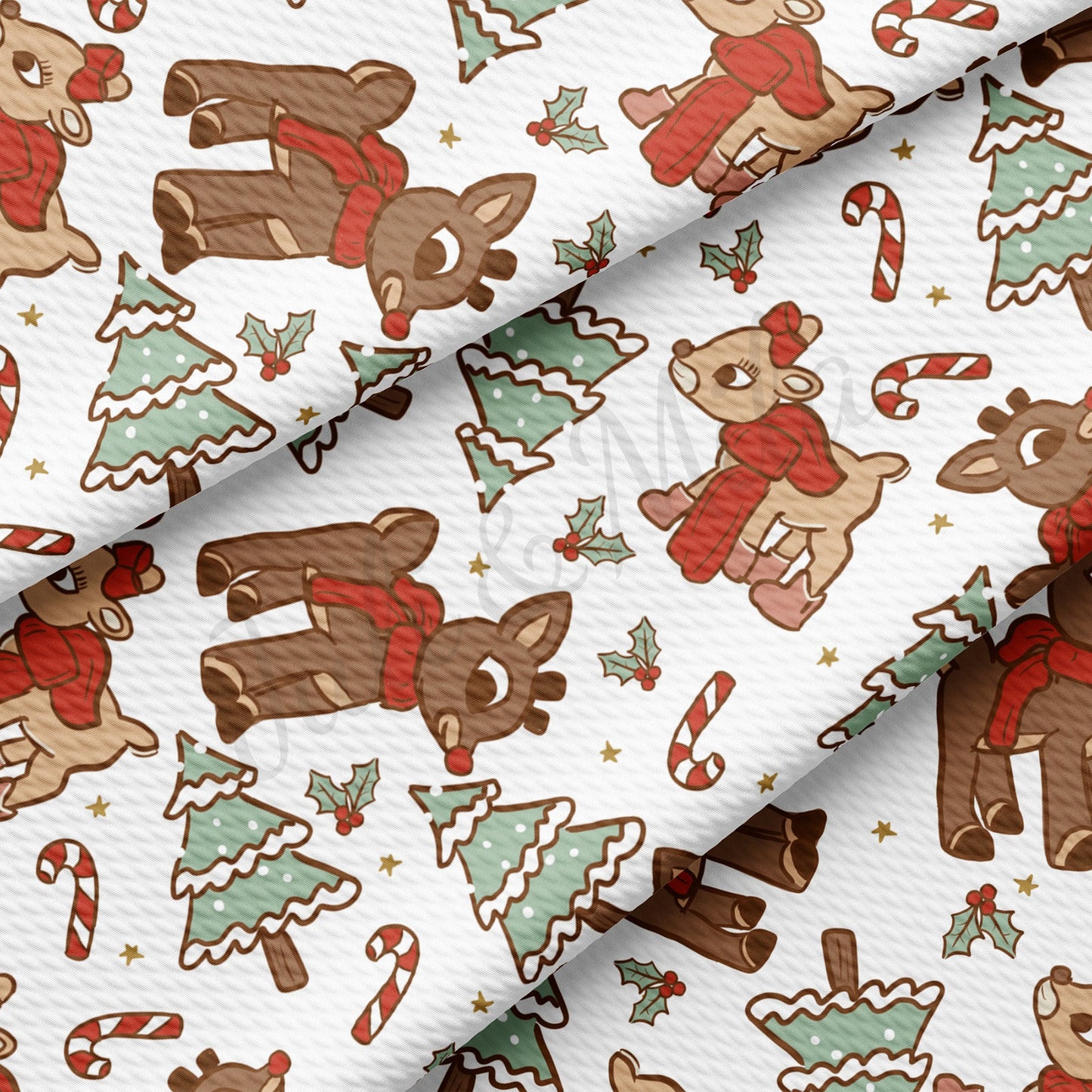 Christmas Bullet Textured Fabric AA938