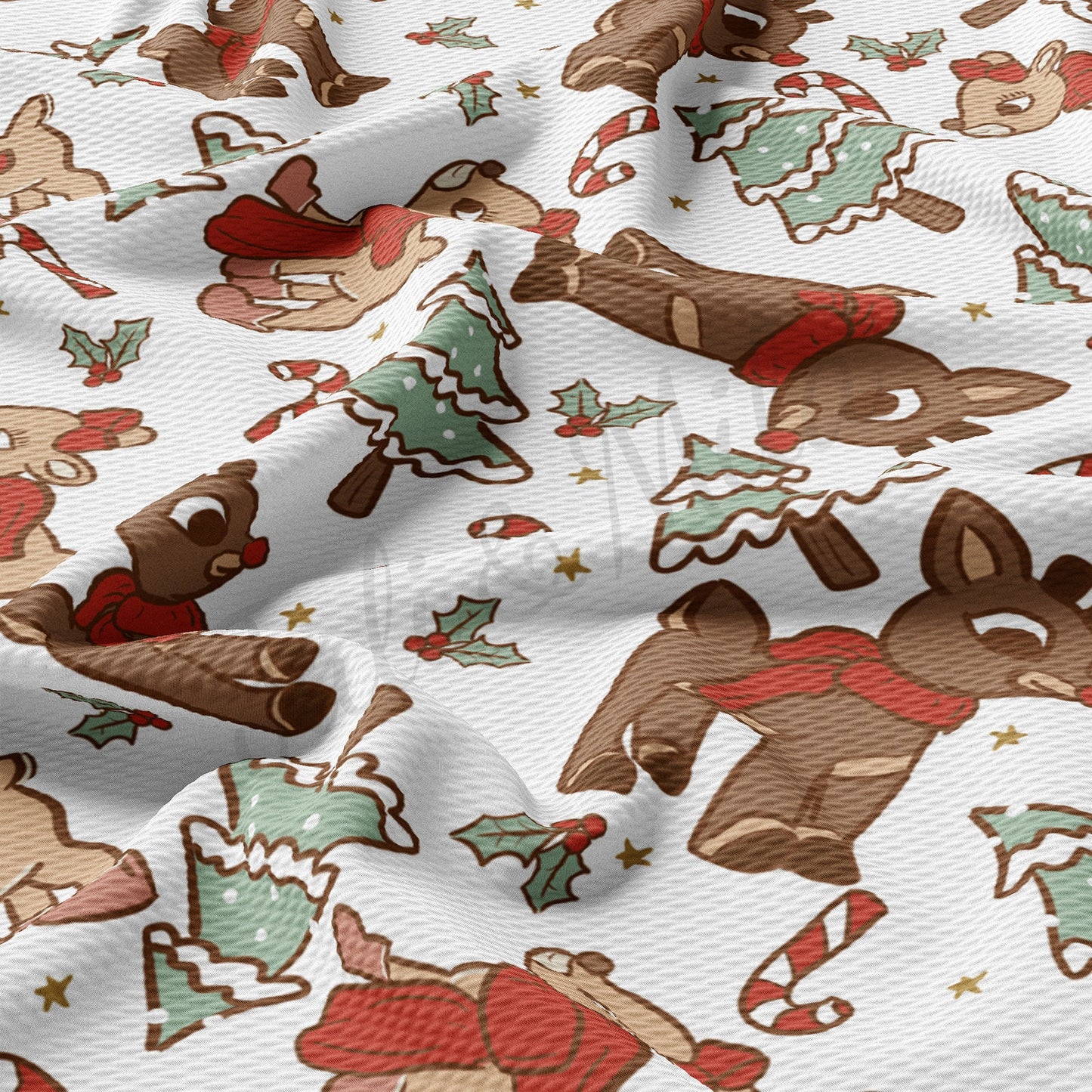 Christmas Bullet Textured Fabric AA938