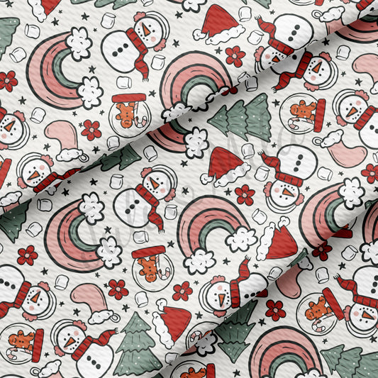 Christmas Bullet Textured Fabric AA947