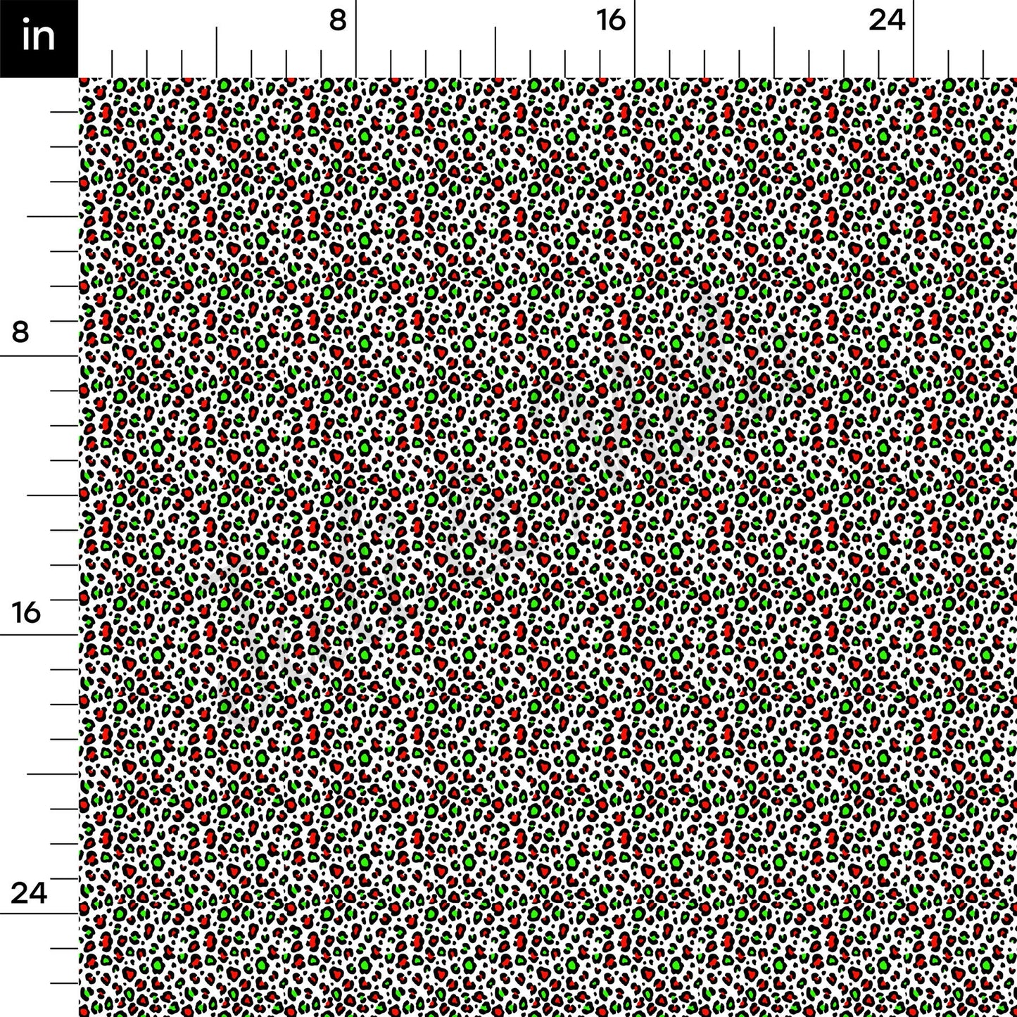 Christmas Cheetah Bullet Textured Fabric AA949