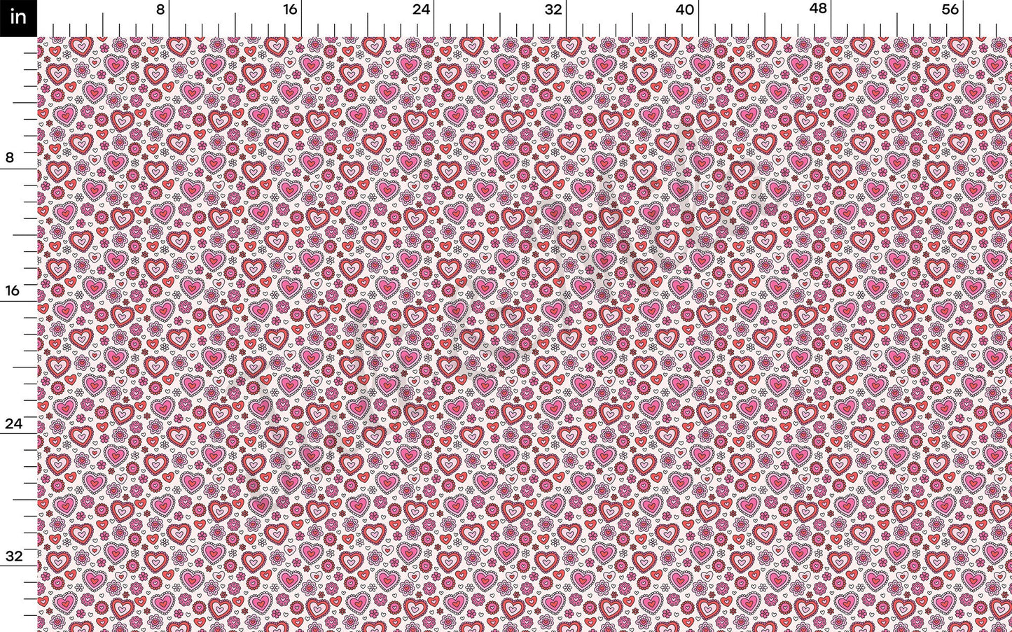 Valentines Day Bullet Textured Fabric AA951
