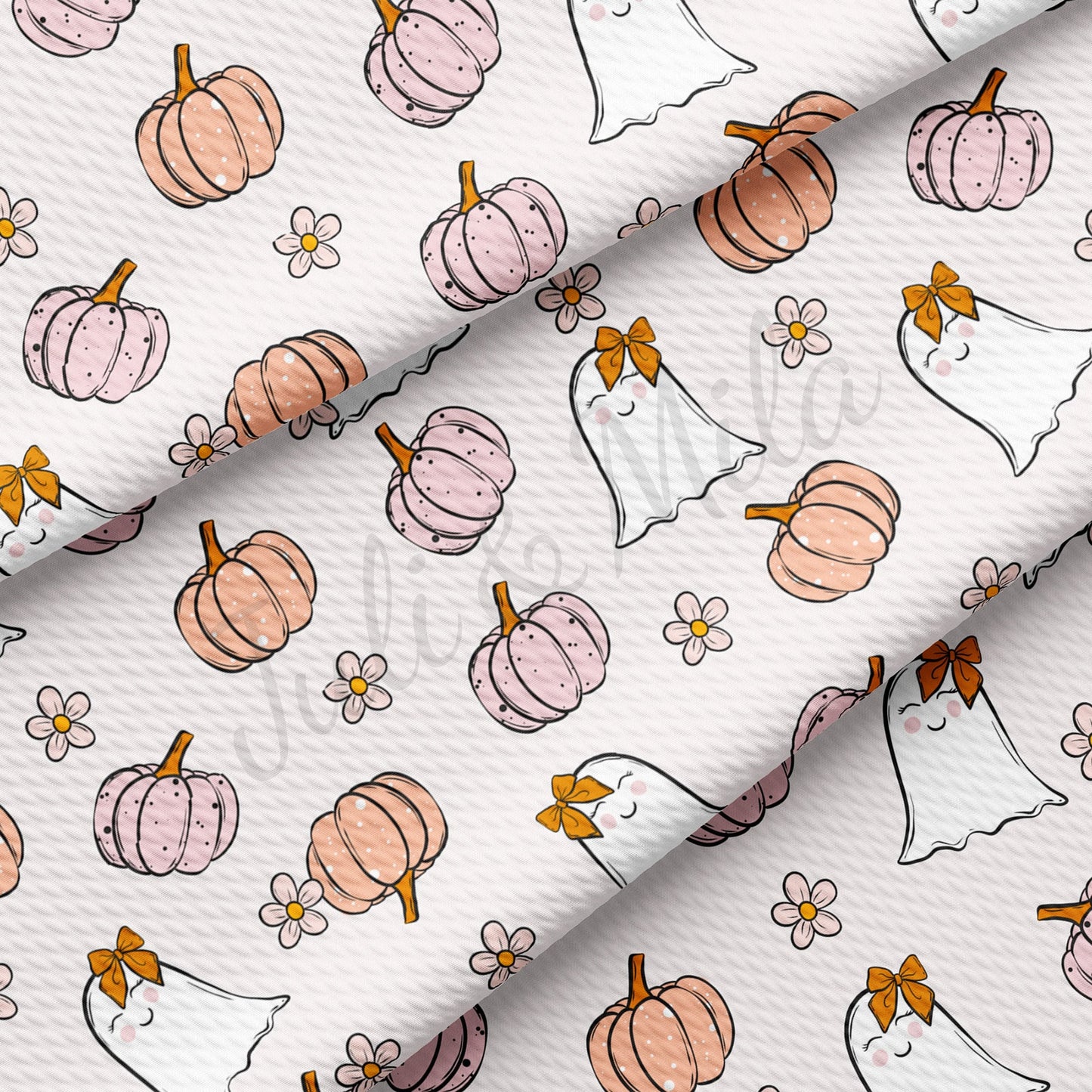 Pumpkin Bullet Textured Fabric AA961