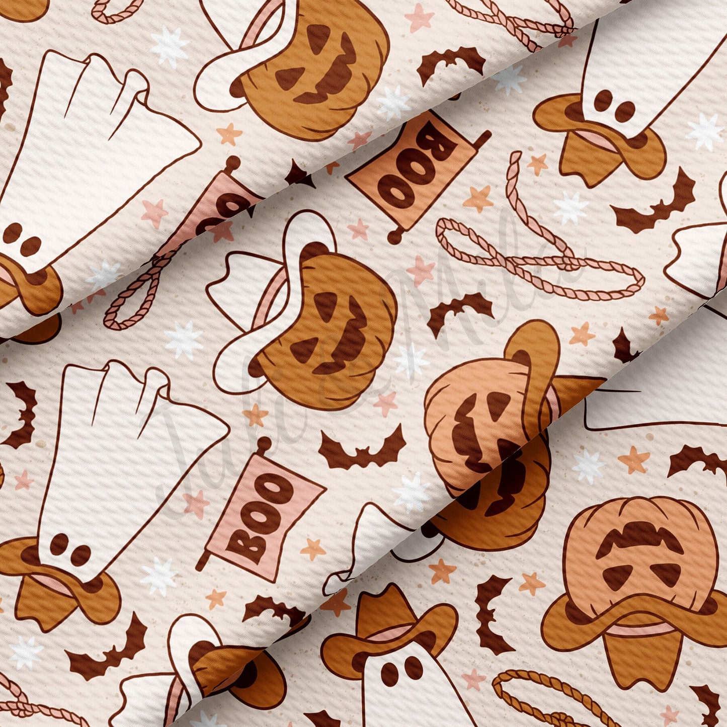 Pumpkin Bullet Textured Fabric AA988