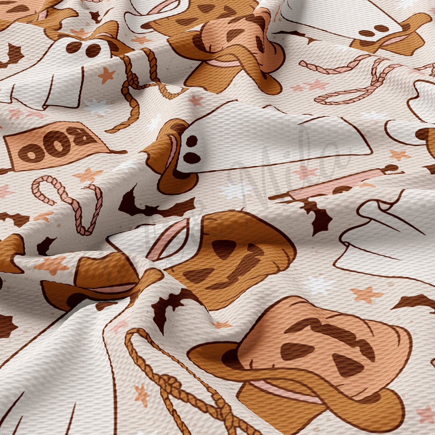 Pumpkin Bullet Textured Fabric AA988