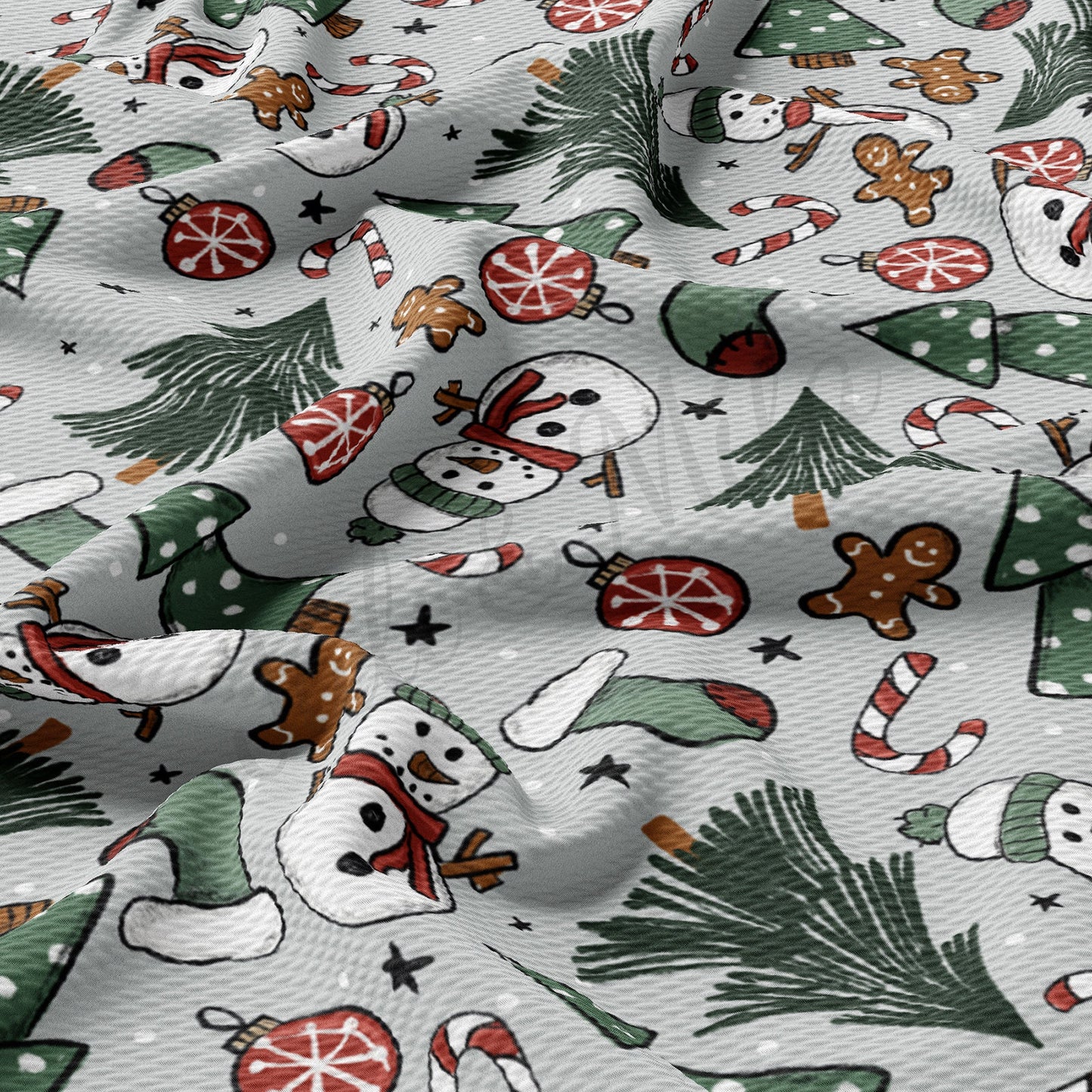 Christmas Bullet Textured Fabric AA1003