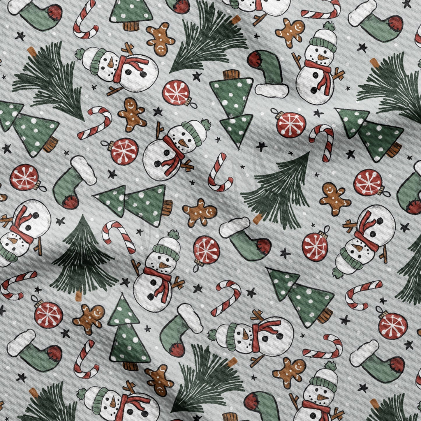 Christmas Bullet Textured Fabric AA1003