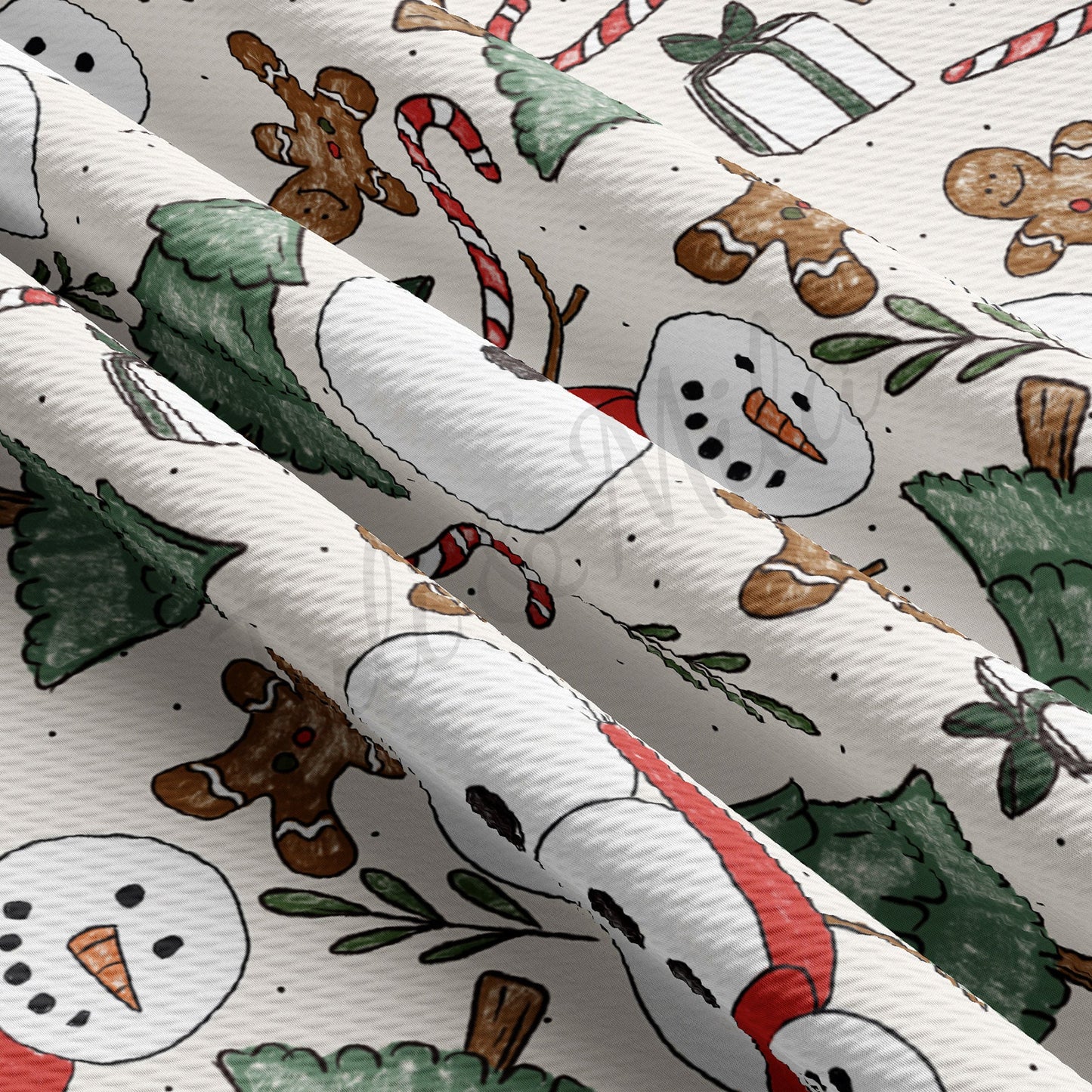 Christmas Bullet Textured Fabric AA1005