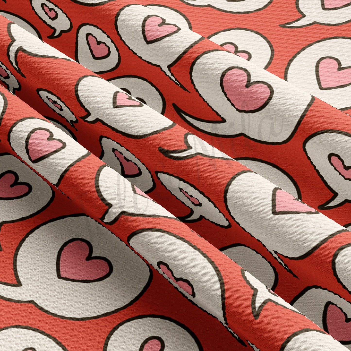 Valentines Day Bullet Textured Fabric AA1007