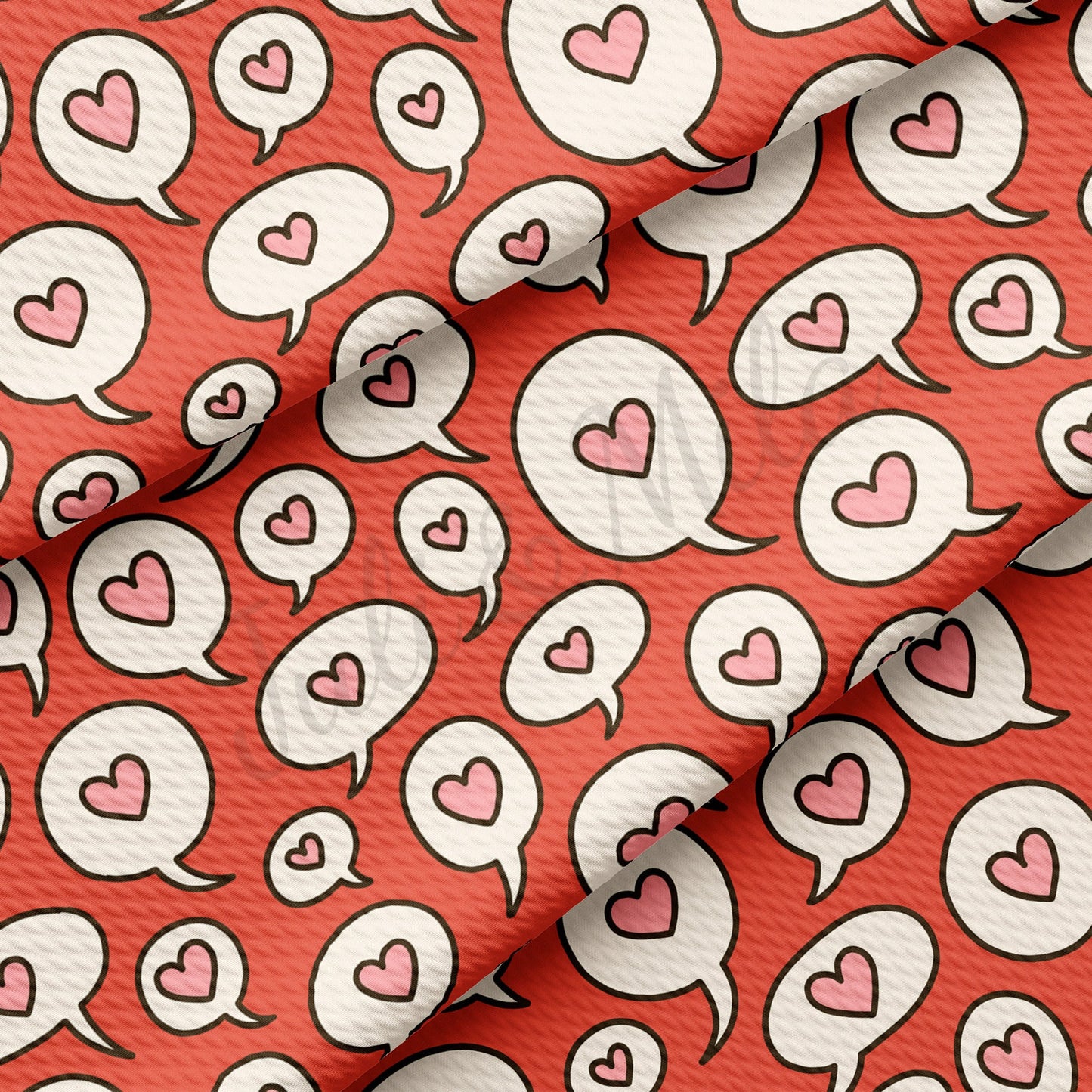 Valentines Day Bullet Textured Fabric AA1007