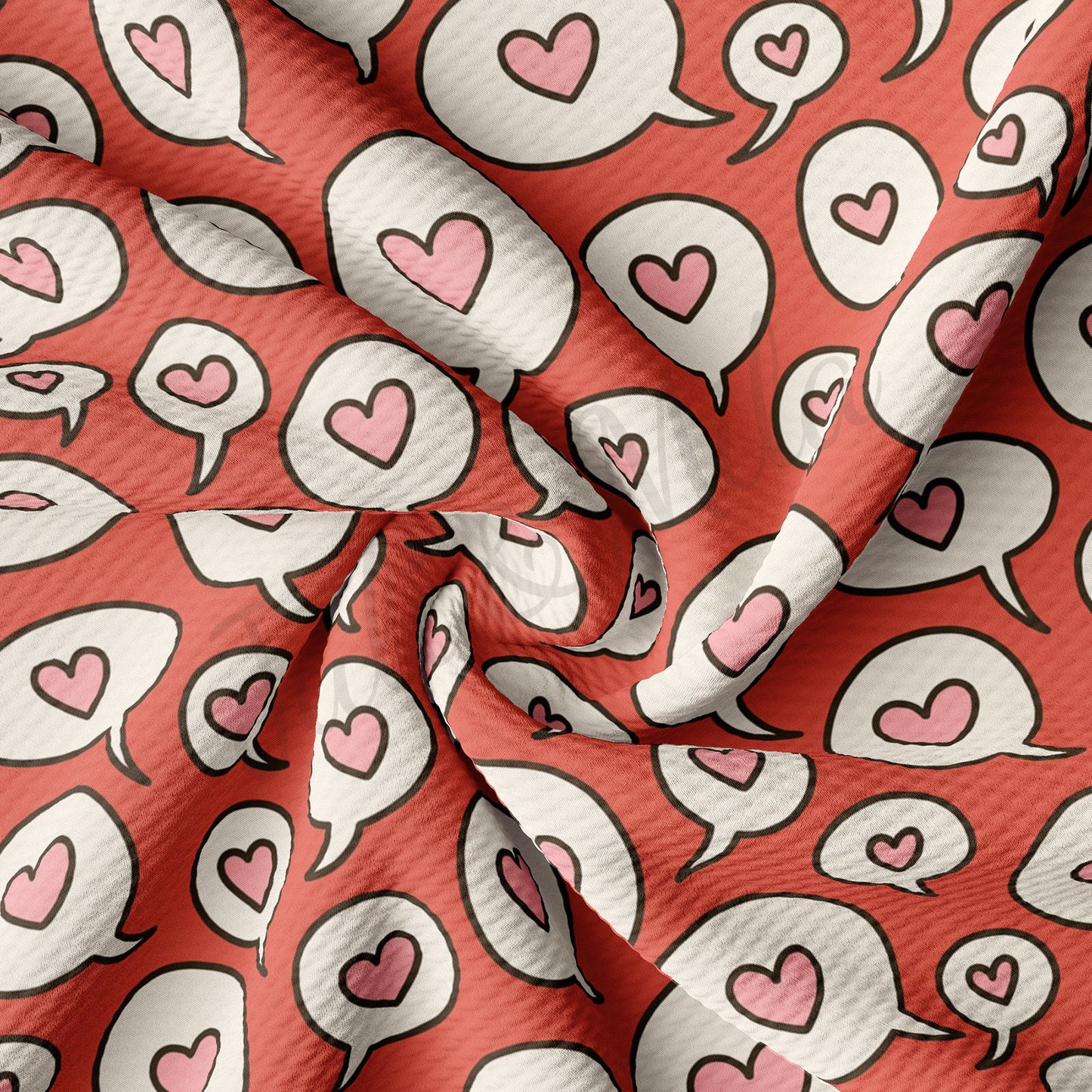 Valentines Day Bullet Textured Fabric AA1007