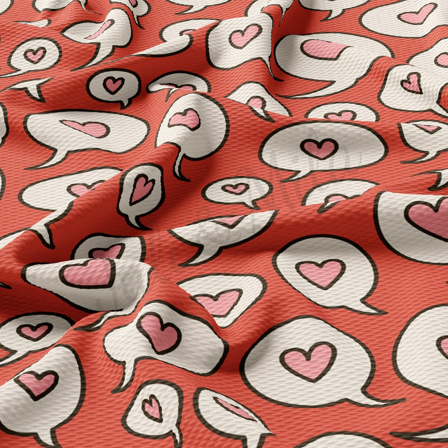 Valentines Day Bullet Textured Fabric AA1007