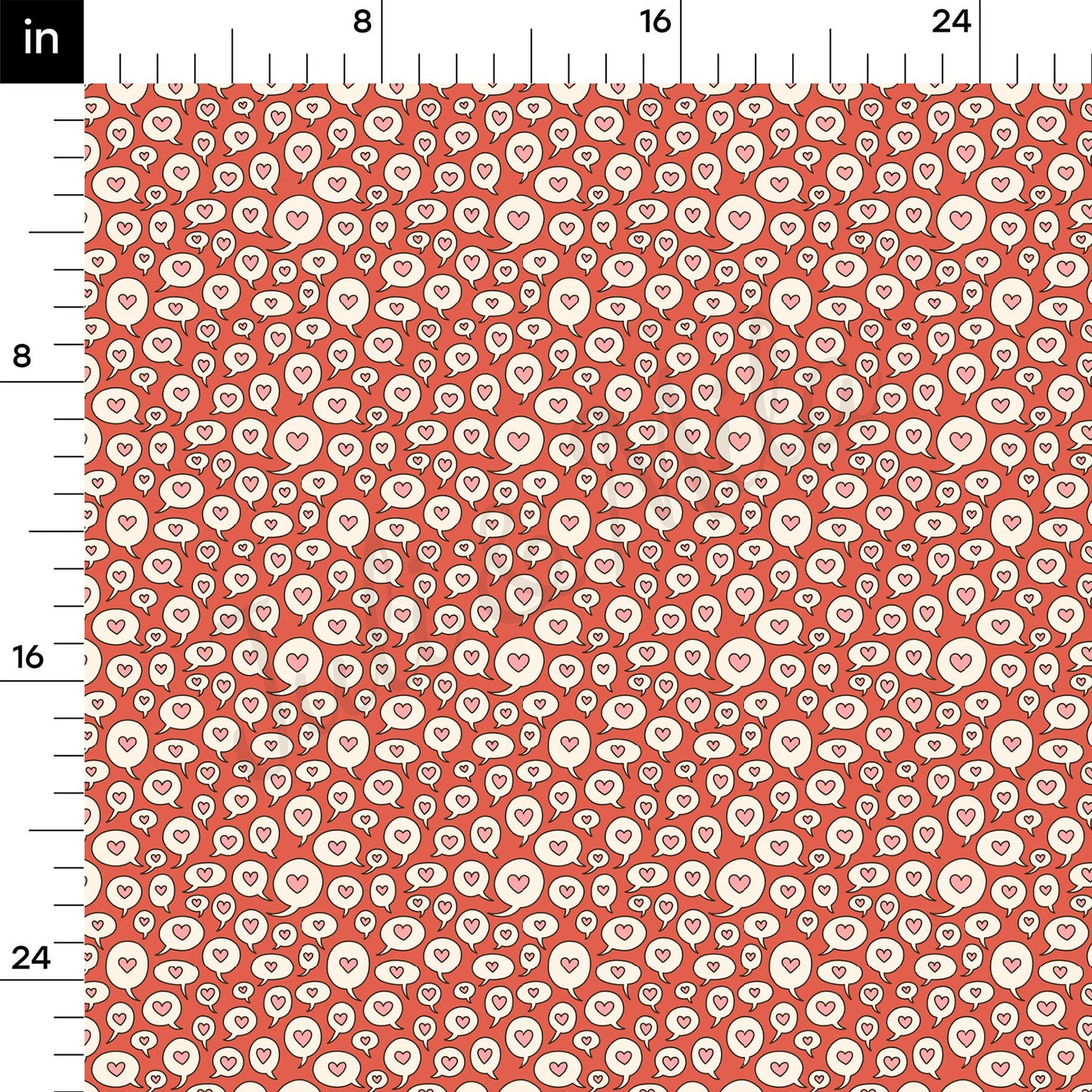 Valentines Day Bullet Textured Fabric AA1007