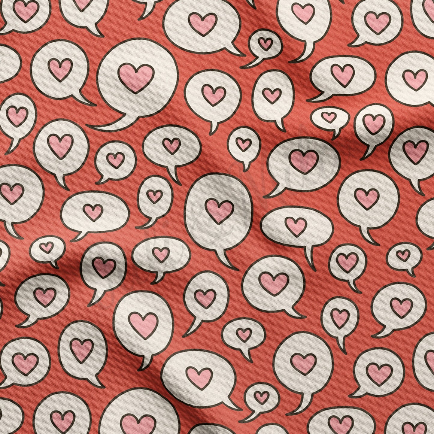Valentines Day Bullet Textured Fabric AA1007