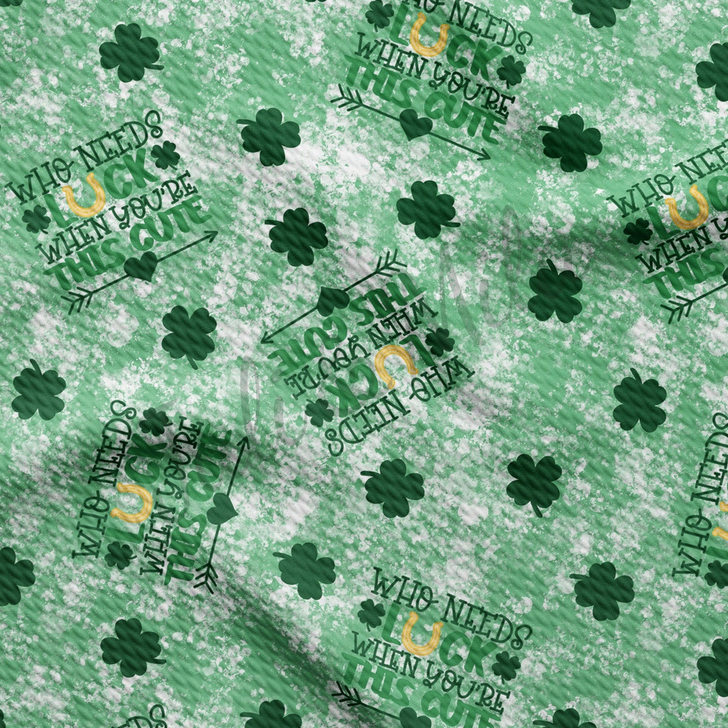 St.Patricks Day Bullet Textured Fabric AA1017