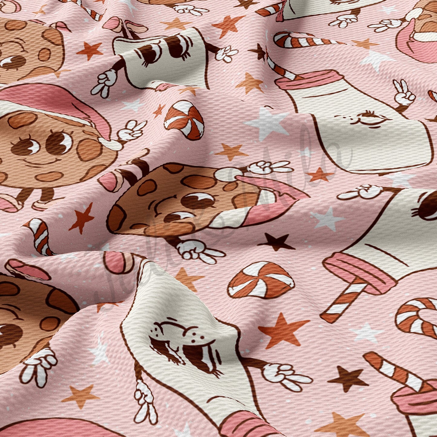 Christmas Bullet Textured Fabric AA1039