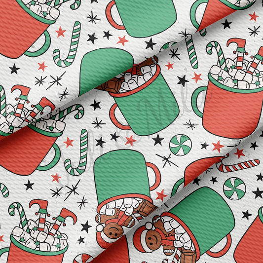 Christmas Textured Fabric AA1072