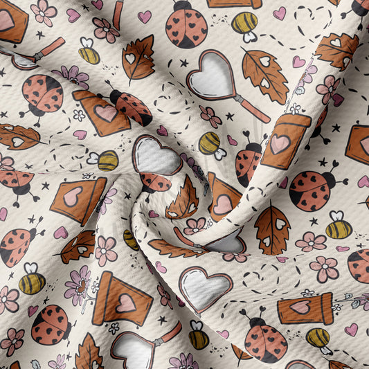 Valentines Day Bullet Textured Fabric AA1102