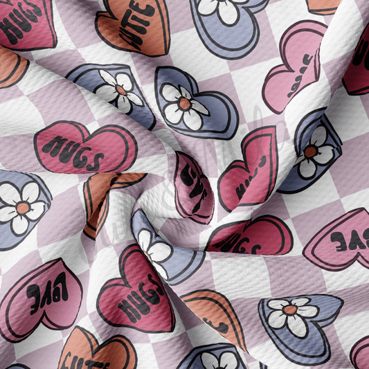 Valentines Day Bullet Textured Fabric AA1104