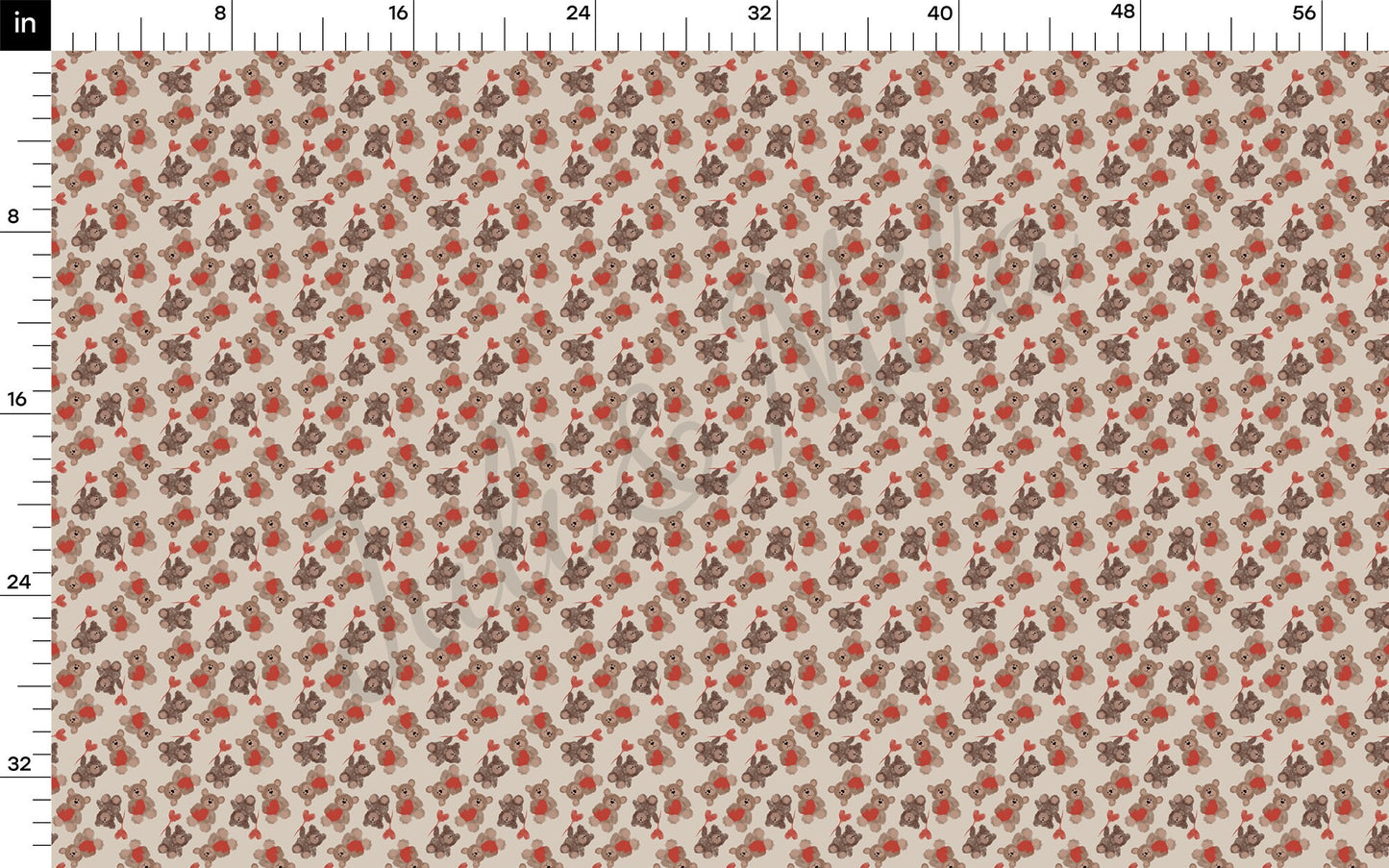 Valentines Day Bullet Textured Fabric AA1114
