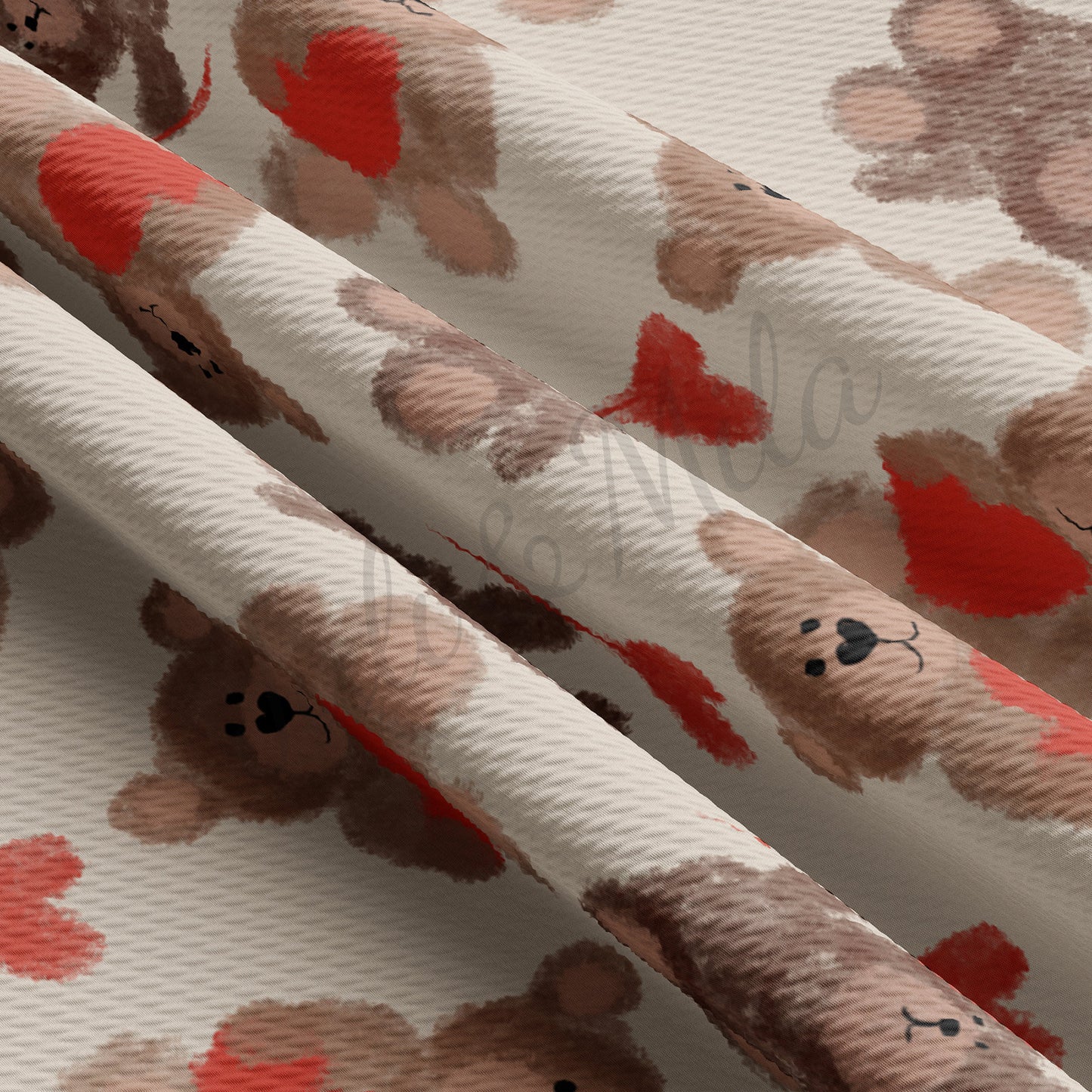 Valentines Day Bullet Textured Fabric AA1114