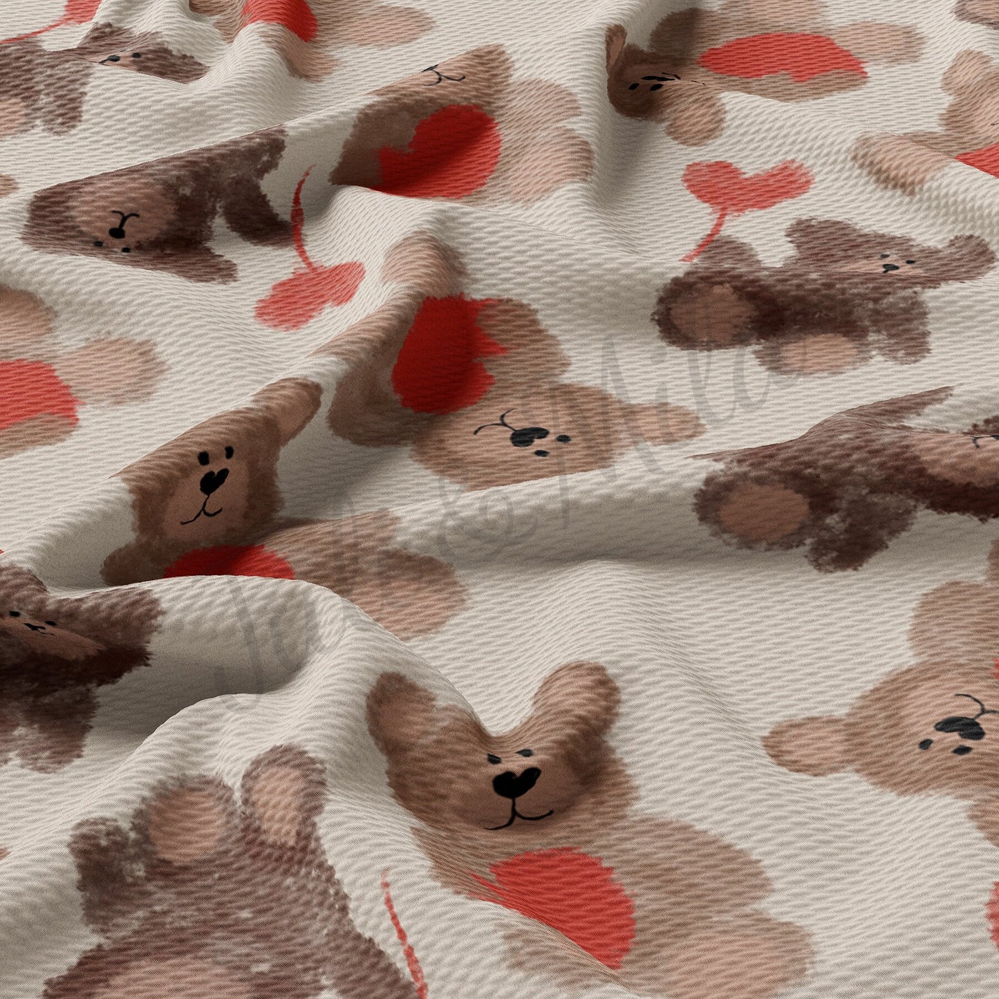 Valentines Day Bullet Textured Fabric AA1114