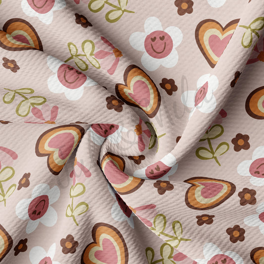 Valentines Day Bullet Textured Fabric AA1115