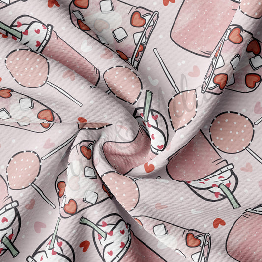 Valentines Day Bullet Textured Fabric AA1128