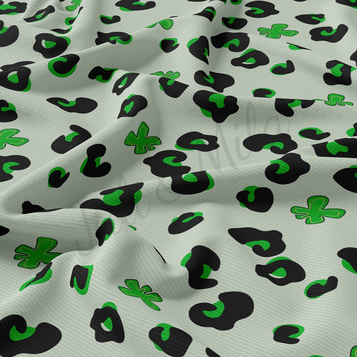 Rib Knit Fabric RBKPaintsmear66