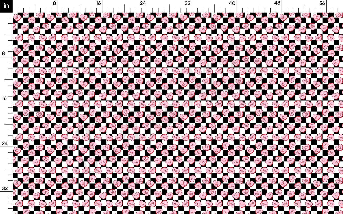 Valentines Day Bullet Textured Fabric AA1133