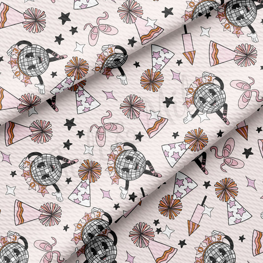 New Year Bullet Textured Fabric AA1152