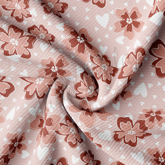 Valentines Day Bullet Textured Fabric AA1155