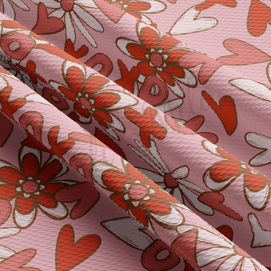 Valentines Day Bullet Textured Fabric AA1156