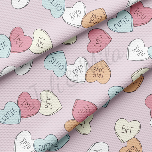 Valentines Day Bullet Textured Fabric AA1186