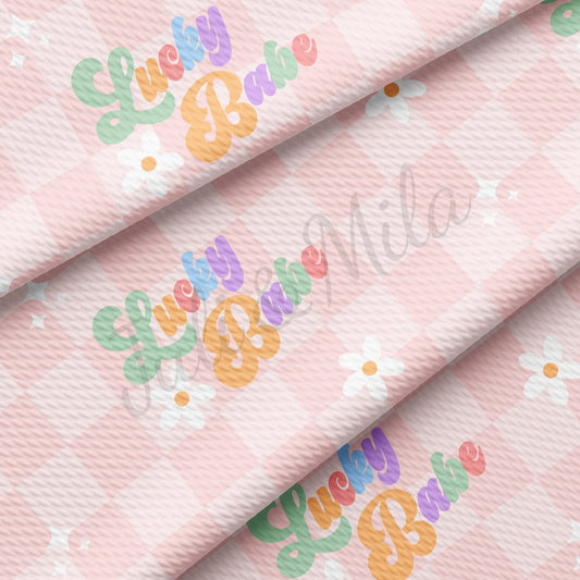 Lucky Babe St Patricks Day Bullet Fabric AA1190