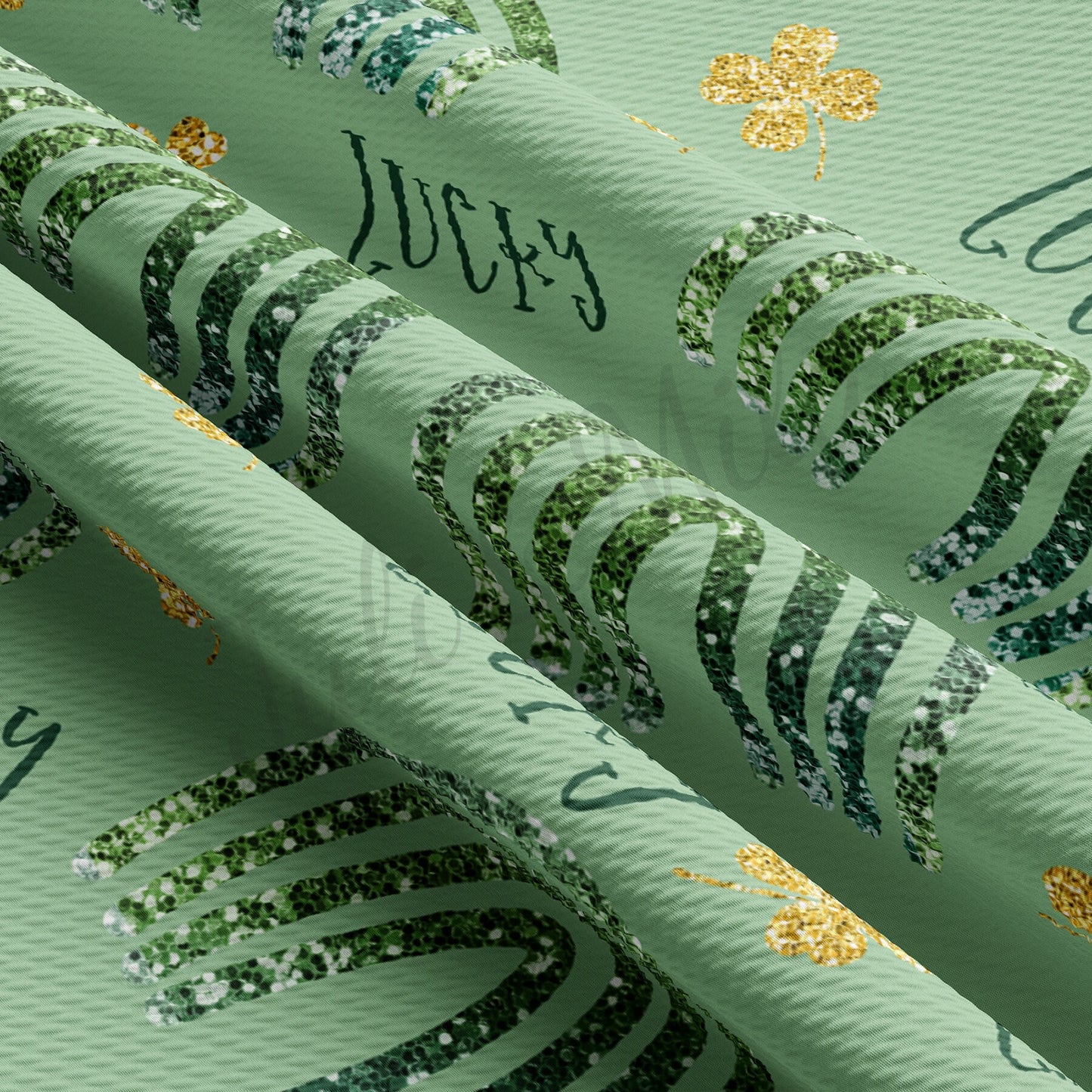 St. Patricks Day Bullet Textured Fabric AA1193