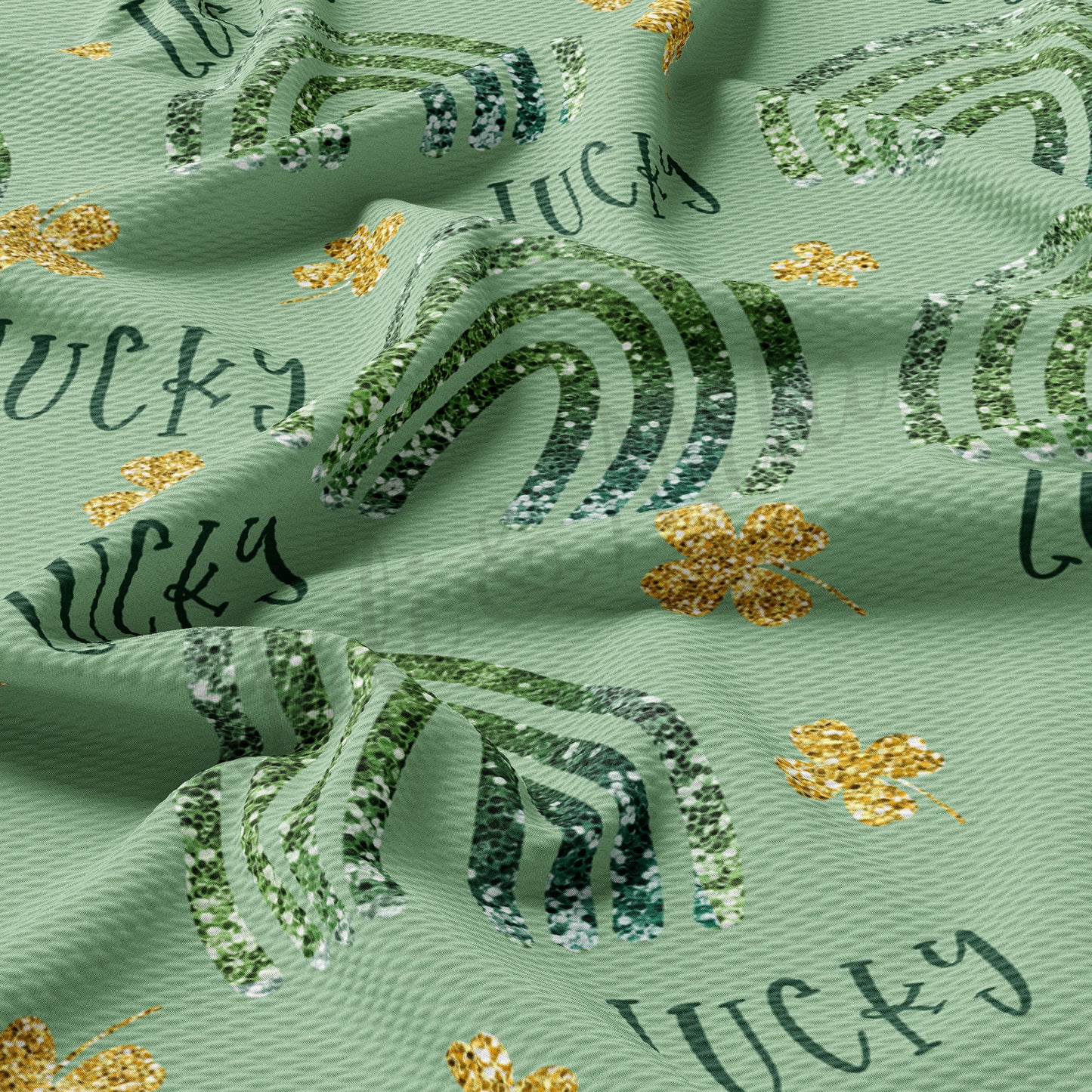 St. Patricks Day Bullet Textured Fabric AA1193