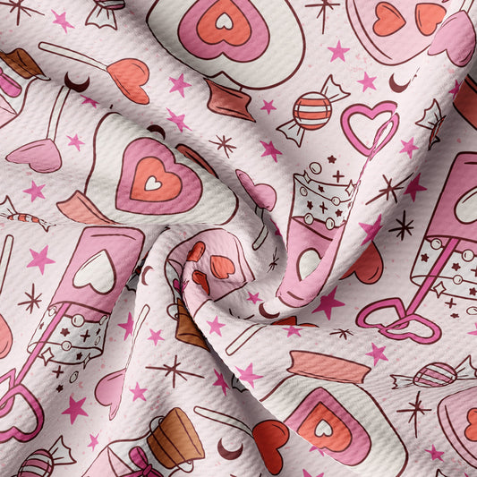 Valentines Day Bullet Textured Fabric AA1218